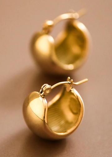 Taylor 18K Hoop Earrings