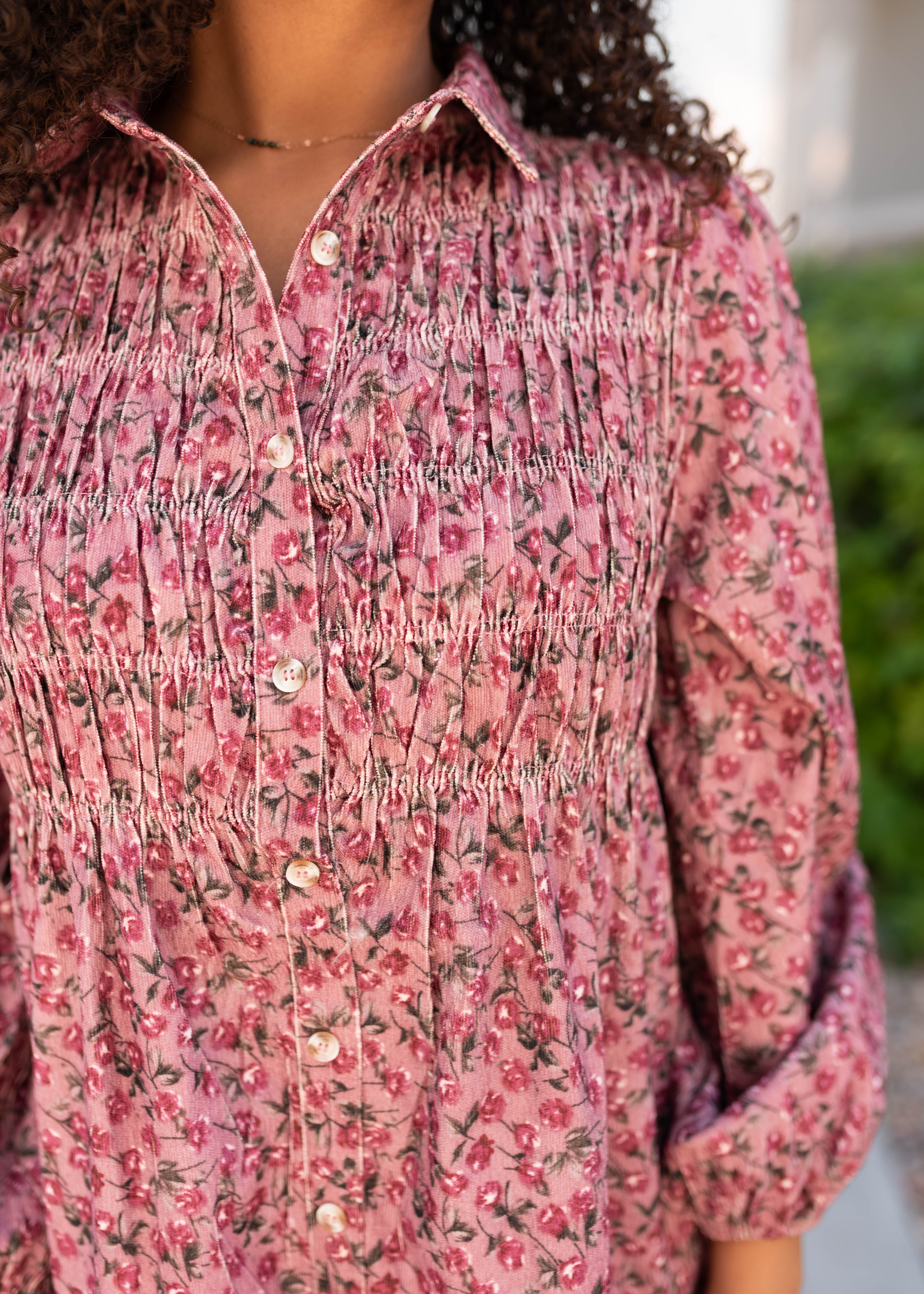 Catrina Pink Floral Dress