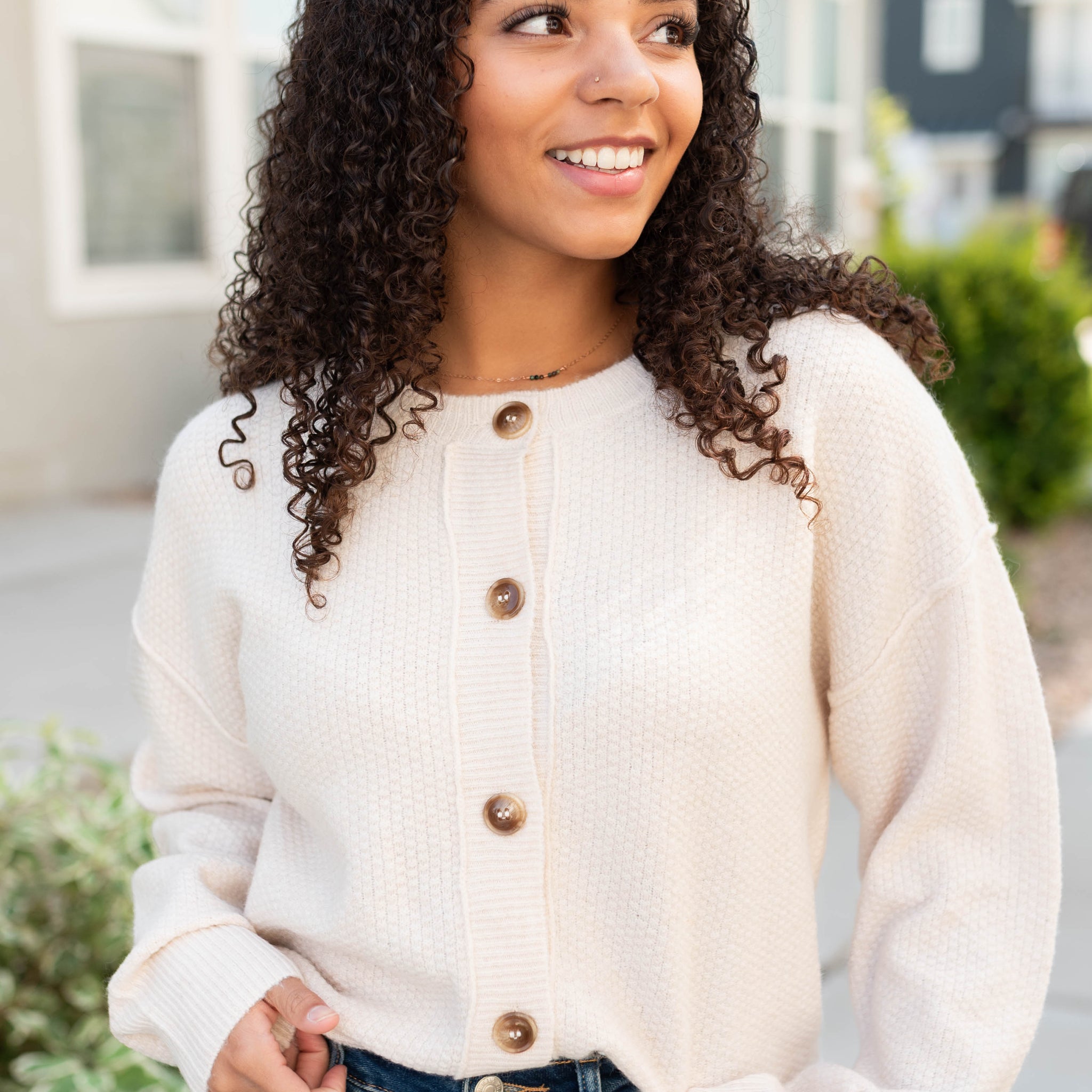Gracie Ivory Cardigan