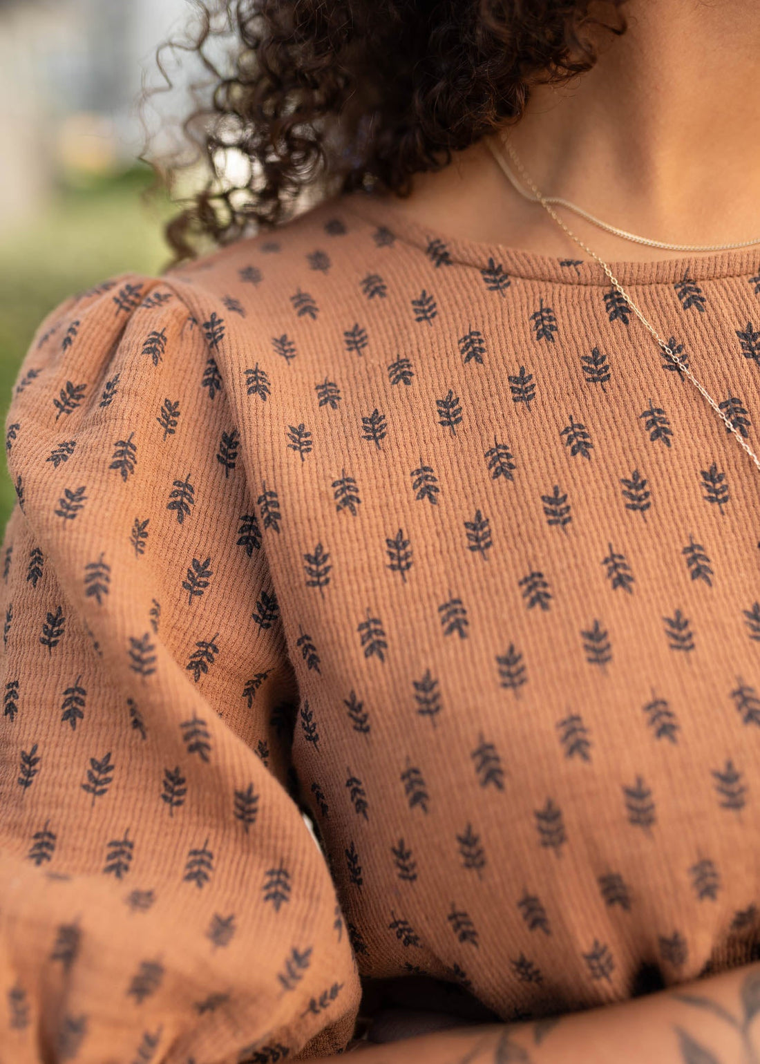 Josie Nutmeg Brown Textured Dress